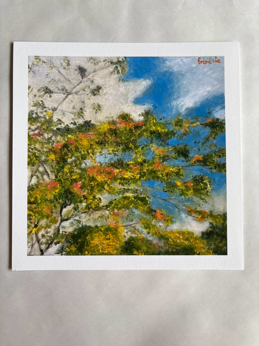 20cm 正方形　（silk flower)